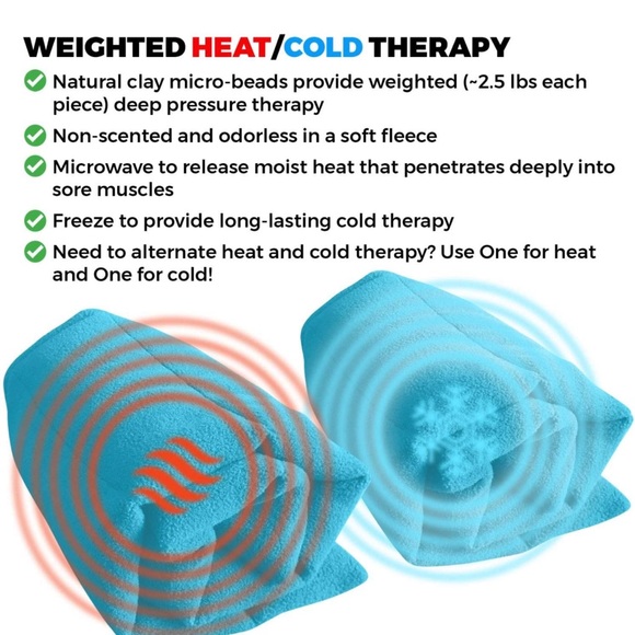 2 Pcs Relied Expert Microwavable Therapy Wraps - Picture 2 of 6